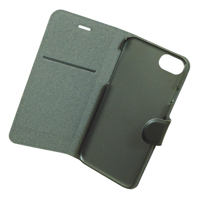 iPhone7用BOOK型ケース ブラック-1